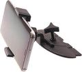 Car Mount CD Slot Holder Compatible with Samsung Galaxy S24 FE, Cradle Swivel Dock Strong Grip CD Player Slot