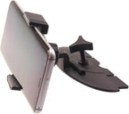 Car Mount CD Slot Holder Compatible with Samsung Galaxy S24 FE, Cradle Swivel Dock Strong Grip CD Player Slot