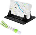 FineGood Phone Holder for Car with Air Vent Brush, Universal Silicone Car Cellphone Mount Antislip Vehicle Mobile Phone GPS M