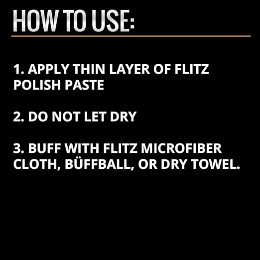 Flitz Metal Polish Paste - 2lb Can of USA-Made Polish for Solid Chrome, Stainless Steel, Aluminum- Non-Abrasive for Light Oxidation - Requires Manual Buffing - Not for Plated/Coated Surfaces (6 Pack)