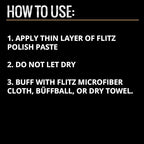 Flitz Metal Polish Paste - 2lb Can of USA-Made Polish for Solid Chrome, Stainless Steel, Aluminum- Non-Abrasive for Light Oxidation - Requires Manual Buffing - Not for Plated/Coated Surfaces (6 Pack)