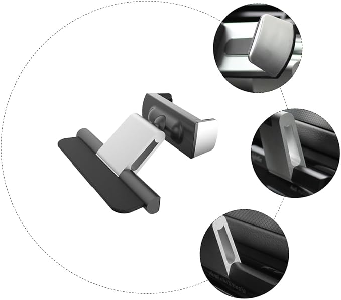 DOITOOL Car Cd Slot Phone Holder Multifunctional Mobile Phone Mount for Hands Use Vehicle Compatible Smartphones Easy One-Hand