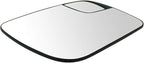 TRQ Passenger Side Mirror Glass Heated Compatible with 2011-2012 Ford Explorer 2013-2017 Police Interceptor Utility FO1325221