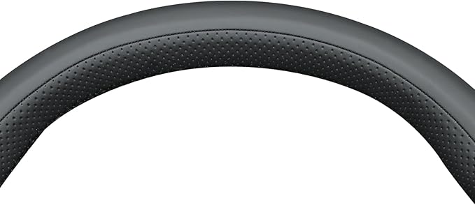 MEWANT Tesla Model 3/Model Y Hand Stitched Steering Wheel Cover for Tesla Model 3 2017-2023 / Model Y 2020-2023 for Tesla Model 3/Y Accessories(3D Style)