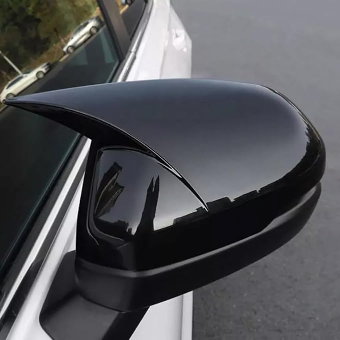 XITER Rear View Side Mirror Cover Side Mirror Cap for Honda CRV 2017 2018 2019 2020 2021 2022,Glossy Black