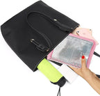 Bracelet Holder Travel Jewelry Organizer Case Transparent Jewelry Storage Book for Earring Necklace Ring with Small Clear Zip