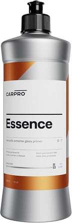 CARPRO Essence: Extreme Gloss Primer - SiO2 Protection, Nano-Tech Quartz, Remove Swirls & Build Clear Coat Thicker, Primes Surface for CQUARTZ or Reload, High Gloss Durable Resins - 500ml (17oz)