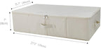 iwill CREATE PRO Folding Under Bed Shoes Storage Organiser Bins with Lid, Underbed Clothes Organizer Basket, Garment Storage 