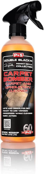 P & S PROFESSIONAL DETAIL PRODUCTS Carpet Bomber – Professional Upholstery Cleaner, Citrus-Based Formula, Removes Grease, Dir