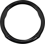 Car Breathable Steering Wheel Cover, Carbon Fiber Wear-Resistant Steering Wheel Protector for Comfy Grip, Universal Non-Slip 