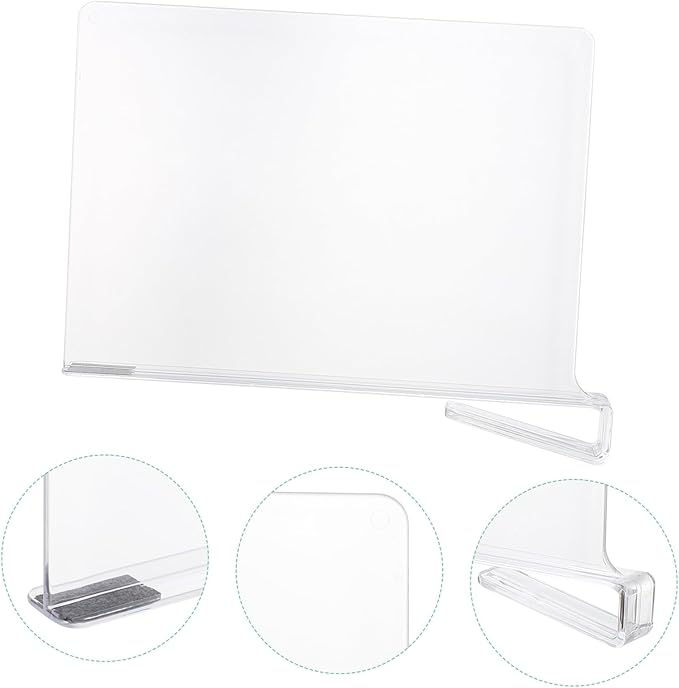 Luxshiny Organize Your Closet 2pcs Acrylic Wardrobe Partition Shelf Divider for Clothes Hats Towels