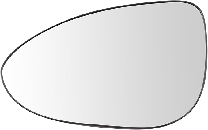 TRQ Driver Side Mirror Glass Clear Snap On Compatible with 2012-2020 Chevrolet Sonic GM1324156