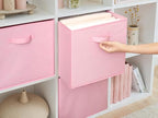 Cupic Cupid 13x13 Storage Cubes, 6 Pack Open Storage Bins with Handles, Storage Cube Organizer for Clothes and Toys, Collapsi