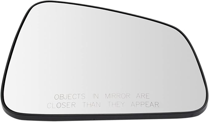 TRQ Passenger Side Mirror Glass Heated Backing Plate For Factory Equipped & Aftermarket Mirrors Compatible with 17-21 Buick E