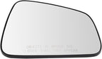 TRQ Passenger Side Mirror Glass Heated Backing Plate For Factory Equipped & Aftermarket Mirrors Compatible with 17-21 Buick E