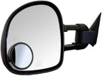 2PCS Small Blind Spot Mirror, 3-inch Round HD Glass Convex Rear View Mirror, Strong Adhesive for Car, Van, SUV and Trucks (3"(75mm), Black Frame)
