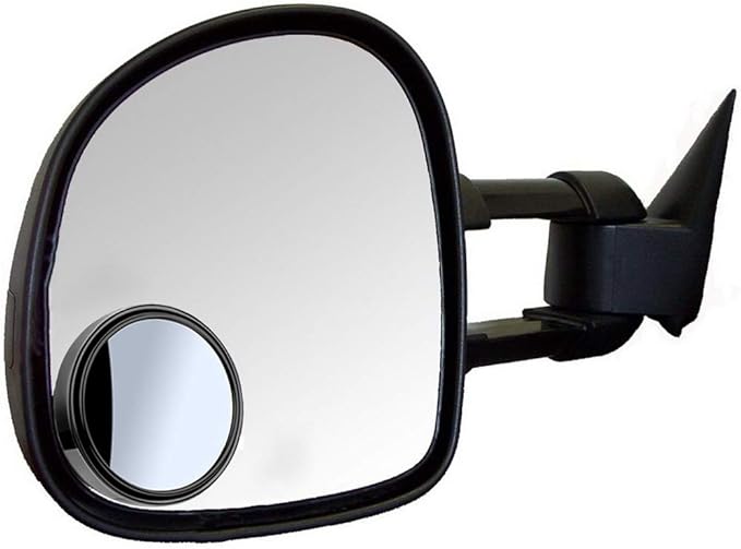 2PCS Small Blind Spot Mirror, 3-inch Round HD Glass Convex Rear View Mirror, Strong Adhesive for Car, Van, SUV and Trucks (3"(75mm), Black Frame)