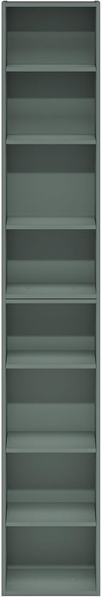 Furinno PASIR Book Shelf, 8-Tier Separable Tall Bookshelf, Stackable Bookcase with Adjustable Open Shelf, 9.3 x 11.8 x 70.9, 