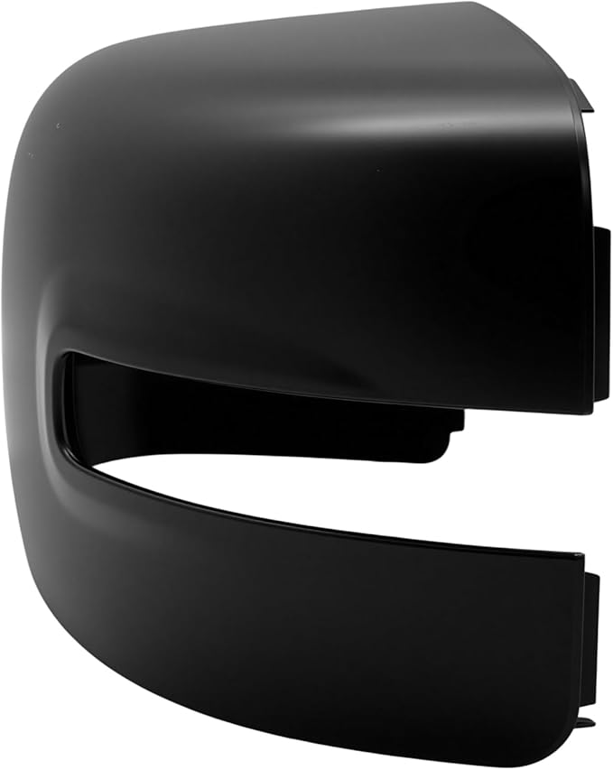 A-Premium 2 PCS Driver and Passenger Side Rearview Mirror Covers Caps - Compatible with Jeep BU Series Renegade 2015 2016 2017 2018 - Primed Black, with Turn Signal Hole