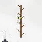 Coat Rack 2 pack-Wall Mounted Hat Rack Coat Hooks-Sturdy Wooden Coat Rack Stand-Entryway Hall Tree Coat Tree with Solid Base 