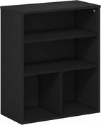 Furinno PASIR Book Shelf, 3-Tier Display Bookshelf with Adjustable Shelf, Bookcase, 11.8 x 23.6 x 28.2, for Living Room, Bedr