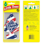 LITTLE TREES Car Air Freshener | Hanging Tree Provides Long Lasting Scent for Auto and Home | 24 Air Fresheners |Fresh Shave