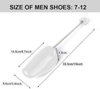 EchoDone 10 Pairs Plastic Shoe Tree Stretcher Shaper for Men