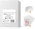 Wevac 6" x 10" Precut Vacuum Sealer Bags, 200 Count, Includes 5 Liquid Block Bags & 5 Bone Guard Pieces, Heavy Duty for Food 