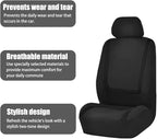 BELOMI Car Seat Covers Full Set, Breathable Premium Cloth Automotive Seat Cover, Universal Front and Rear Seat Covers, Easy t