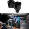 Car Cup Holder Expander, 2 in 1 Multifunctional Vehicle Dual Water Bottle Holder Adapter Extender with Adjustable Base, Autom
