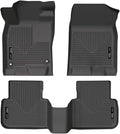 Husky Liners Weatherbeater Floor Mats | Fits 2022-2026 Honda Civic Hatchback/Sedan & 2023-2026 Acura Integra, Hatchback | Front & 2nd Row, 3-pc Black - 95521
