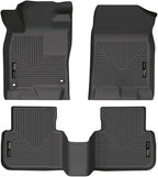 Husky Liners Weatherbeater Floor Mats | Fits 2022-2026 Honda Civic Hatchback/Sedan & 2023-2026 Acura Integra, Hatchback | Front & 2nd Row, 3-pc Black - 95521