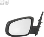 TRQ 2 Piece Driver and Passenger Side Mirror Assembly Set Electric Adjustment Heated No Memory Black Compatible with 2016-202