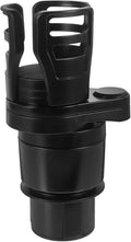 Cabilock Dual Car Cup Holder Expander, Adjustable Multifunctional Vehicle Water Bottle Holder with 360° Rotating Base, Large 