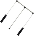 Pull Out Pants Hangers Trousers Rack Down Wardrobe Clothes Rail Extendable Closet Rod Adjustable Width Heavy Duty，890 1210mm