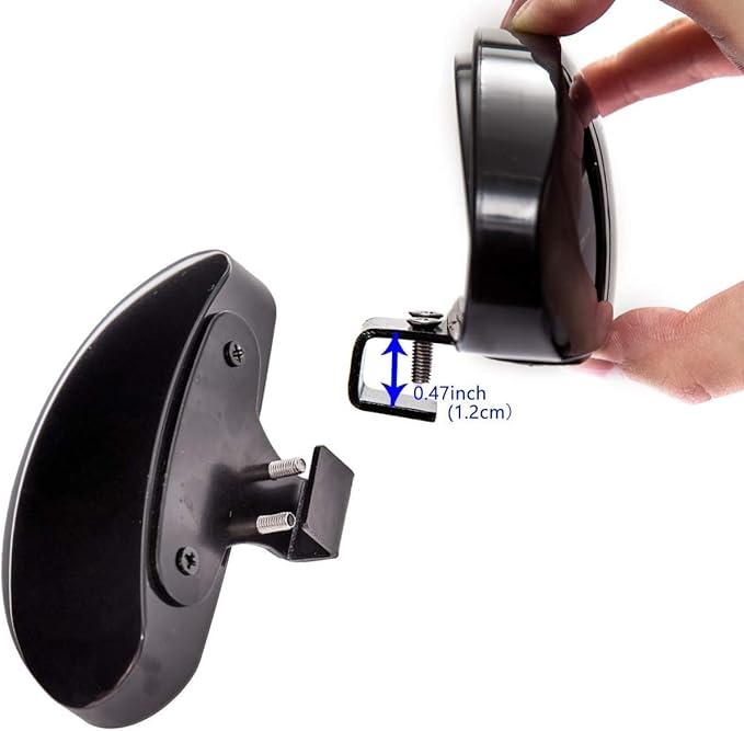 Blind Spot Mirrors, Adjustable Car Auxiliary Universal Wide Angle Mirror for Universal Cars, Screw Fixation