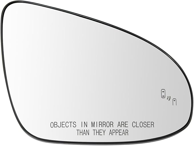 Replacement Blind Spot Detection Heated Mirror Glass LH RH Kit Pair for Toyota Camry
