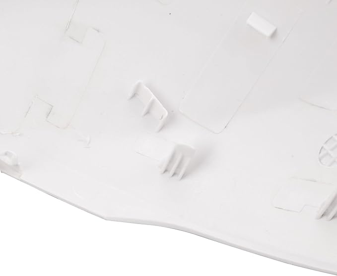Side Mirror Cover Cap Unpainted White Rearview Wing Mirror Cap Weather Replacement for Hyundai Elantra 2021 to 2023 (Right)