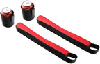 Supin 2 Prices Car Seat Gap Filler Pad PU Leather Console Side Pocket Organizer and one Cup for Cellphone Wallet Coin Key (Black+Red)