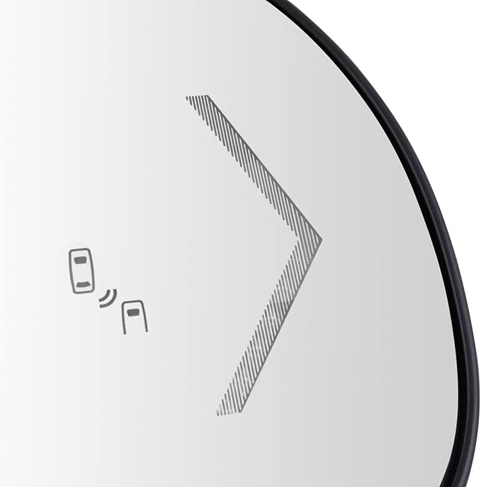 TRQ Mirror Glass Heated Arrow Signal Blind Spot Detection Passenger Right RH Compatible with GM