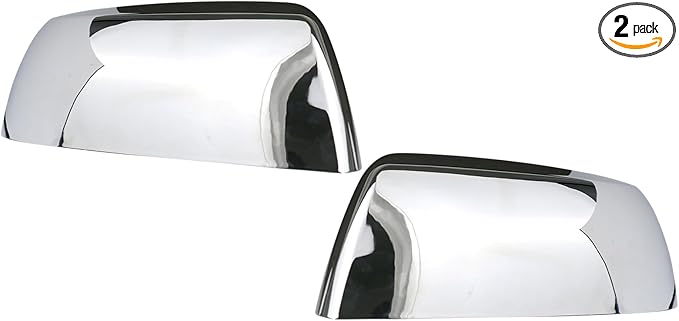 Osompar Chrome Outer Rear View Mirror Cover Cap Front Driver Passeger Side for Toyota Tundra 2007-2021 Toyota Sequoia