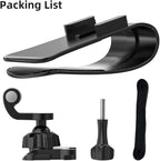 Car Sun Visor Mount VLOG/Video Holder, Quick Clip Mount for Car Sun Visor Compatible with DJI Action 6/5 Pro/ 4/3, GoPro Hero 13/12/11/10, Insta360, AKASO and More