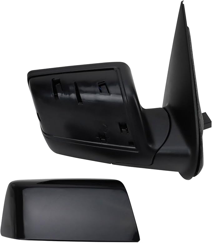 TRQ Driver and Passenger Side Mirror Assembly Set Power Heated Puddle Light Foldaway Paint to Match Compatible with 06-10 For