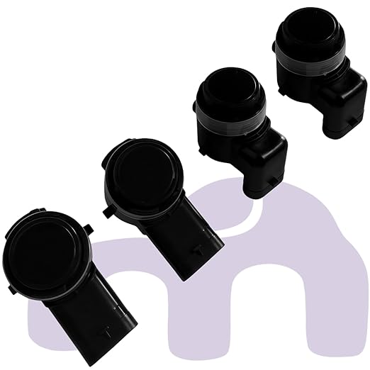 4PCS Front Parking Sensor Parking Assist Sensor Pdc Parking Sensor Bumper Suitable for BMW i3 X1 X2 X3 X4 (2013-2018) X5 X6 for MINI Cooper Clubman 66209274428+66209274427
