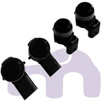 4PCS Front Parking Sensor Parking Assist Sensor Pdc Parking Sensor Bumper Suitable for BMW i3 X1 X2 X3 X4 (2013-2018) X5 X6 for MINI Cooper Clubman 66209274428+66209274427