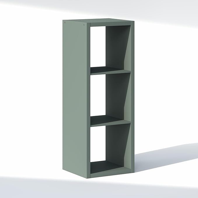 Furinno Cubic Closet Organizers and Storage, 3-Cube Closet Organizer, Open Shelf Closet Storage, Extra Thick Frame for Wardro