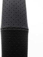 RoadPro RPSW3006 Black 18" Genuine Leather Steering Wheel Cover