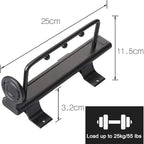 Pull Out Closet Hanger 25-44Cm Metal Sliding Clothes Rail,Extendable Clothing Storage Rack for Wardrobe Space Saving,Black Ma