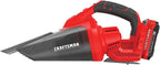 CRAFTSMAN V20 Cordless Hand Vacuum, 45 CFM, 2 Stage Filtration System with Filter, Battery and Charger Included (CMCVH001C1)