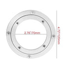 Aluminium Alloy Turntable Bearing, Heavy Duty Swivel Turntable Lazy Susan Rotating Bearing Turntable Round Dining Table Smoot